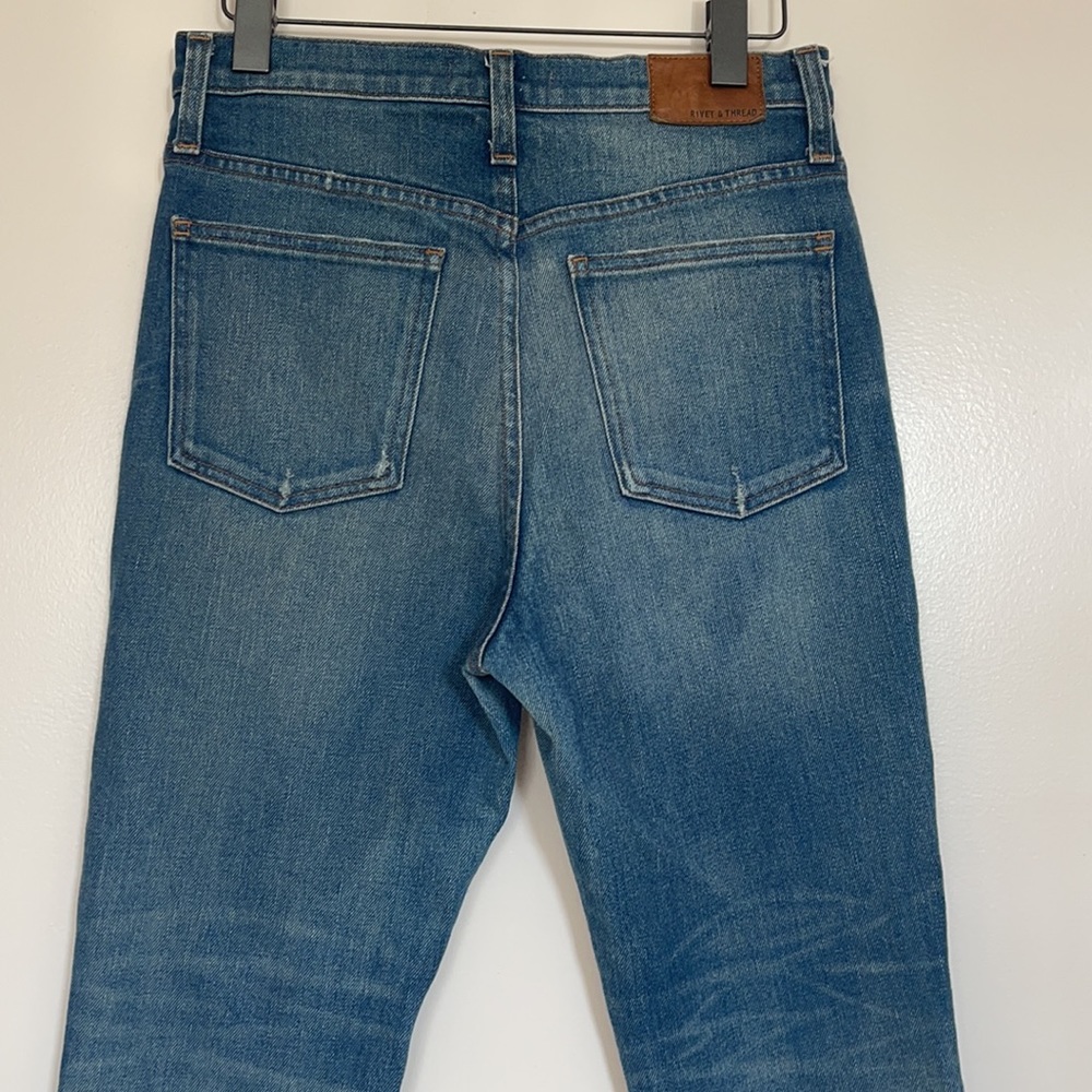 Madewell Rivet & Thread Relaxed Boyfriend Jeans Size 29 - Picture 6 of 16
